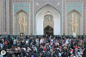 قرائت دعای عرفه در حرم مطهر رضوی-2