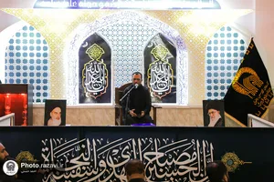 تقدیر از خادمان و مداحان حسینی حرم مطهر رضوی
