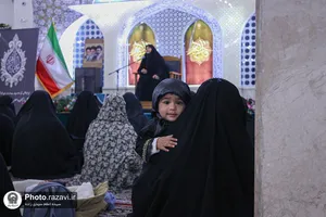 عزاداری بانوان اردوزبان در حرم مطهر رضوی
