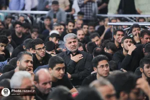 مراسم عزاداری شهادت امام سجاد علیه السلام در حرم مطهر رضوی