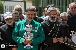 راه&zwnj;اندازی موکب کفشداران حرم مطهر رضوی در ملک آباد