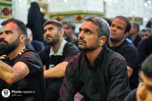 مراسم عزاداری ویژه ناشنوایان در حرم مطهر رضوی