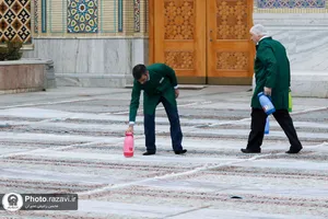 مراسم افطاری طرح ضیافت اکرام رضوی در باب الکاظم علیه&zwnj;السلام