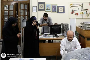 بازدید اصحاب رسانه از کتابخانه مرکزی آستان قدس رضوی