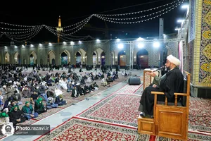 گردهمایی زائرین غیر ایرانی در حمایت از مردم فلسطین