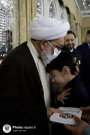 مراسم جشن میلاد امیرالمومنین در تالار ولایت حرم مطهر رضوی