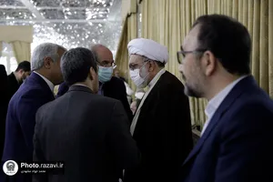 مراسم جشن میلاد امیرالمومنین در تالار ولایت حرم مطهر رضوی