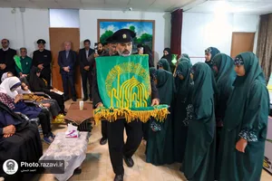 حضور تولیت آستان قدس رضوی در جمع دانش آموزان نابینای مشهدی