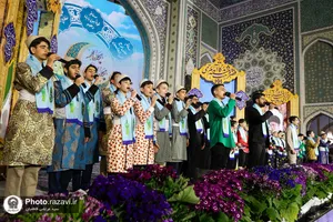 مراسم تحویل سال 1403 در حرم مطهر رضوی - 1