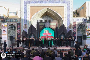 عزاداری هیئت های مذهبی سراسر کشور در حسینیه حرم