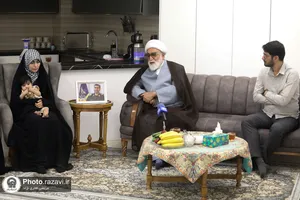 دیدار تولیت آستان قدس رضوی با خانواده شهدای جنگ ١٢ روزه - 2
