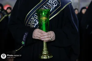 آئین خطبه&zwnj;خوانی شب عاشورا در حرم مطهر رضوی-1