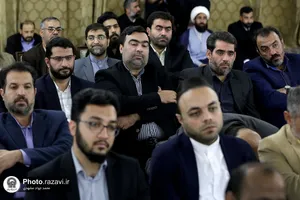 دیدار جمعی از مداحان با تولیت آستان قدس رضوی