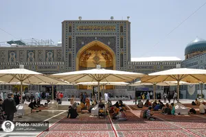 سایه بر سر زائران امام مهربانی