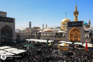 عزاداری روز شهادت امام رضا علیه&zwnj;السلام در حرم مطهر رضوی