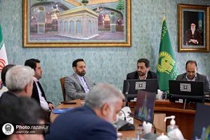نشست صمیمی قائم مقام تولیت آستان قدس رضوی و شهردار مشهد