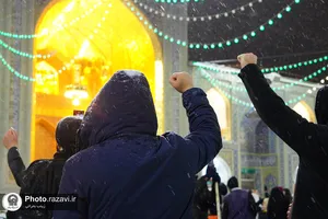 گلبانگ الله اکبر در حرم مطهر رضوی