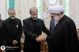 دیدار فرمانده کل ارتش جمهوری اسلامی ایران با تولیت آستان قدس رضوی
