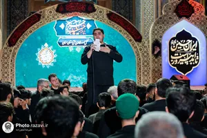 عزاداری هیئات مذهبی استان سمنان در حسینیه حرم
