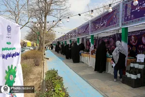 بازارچه دانش&zwnj;آموزی کارآفرینی مدارس امام رضا(علیه&zwnj;السلام)