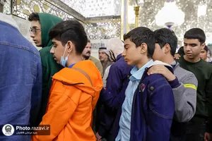 گرامیداشت روز عصای سفید در حرم مطهر رضوی