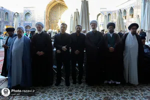 بزرگداشت آیت الله محفوظی در حرم مطهر رضوی