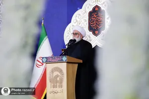 آئین خطبه&zwnj;خوانی شب عاشورا در حرم مطهر رضوی-1