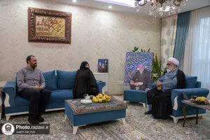 دیدار تولیت آستان قدس رضوی با خانواده سرداران شهید شوشتری و محمدزاده