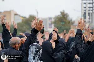 حضور دانش&zwnj;آموزان مدارس امام رضا علیه&zwnj;السلام در چایخانه حضرت قاسم