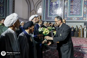 آیین خطبه&zwnj;خوانی شب میلاد امام رضا(علیه&zwnj;السلام) در حرم مطهر رضوی - 2