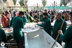 مواکب خدمت&zwnj;رسان به زائرین در دهه آخر صفر