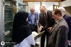 بازدید رئیس کتابخانه غازی خسروبیک از موسسات فرهنگی آستان قدس رضوی