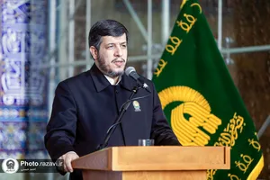 آیین اعزام کاروان زیر سایه خورشید در مسجد گوهرشاد