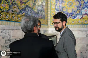 تشرف مدیر گروه اقتصادی و تجاری سفارت ایتالیا در تهران به حرم مطهر رضوی