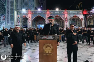 عزاداری سنتی شب دهم محرم در &laquo;حسینیه حرم&raquo;