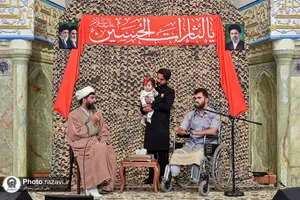 مراسم بزرگداشت شهید حجت&zwnj;الاسلام سیدحسن نصرالله در حرم مطهر رضوی