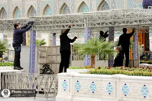 به استقبال بهار در حرم مطهر رضوی