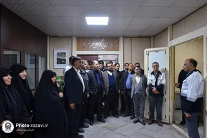بازدید خدام حرم مطهر رضوی از پایگاه&zwnj;های مدیریت بحران شهرداری مشهد
