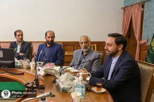 نشست صمیمی قائم مقام با کارکنان مرکز فناوری اطلاعات آستان قدس رضوی