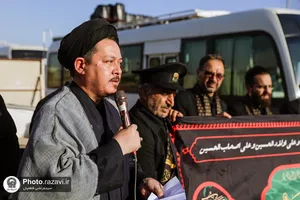 حضور کاروان سفیران امام رئوف علیه&zwnj;السلام در شهر کوت
