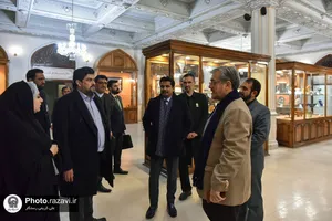 تشرف حکمران ایالت سند پاکستان به حرم مطهر رضوی
