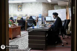 پاسخگویی تلفنی مدیر مرکز قرآن کریم آستان قدس رضوی به مخاطبان سامانه ۱۳۸