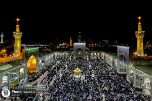 مراسم تحویل سال 1402 در حرم مطهر رضوی - 1