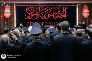 تشرف کاروان سفیران امام رئوف علیه&zwnj;السلام به حرم امیرالمؤمنین علیه&zwnj;السلام
