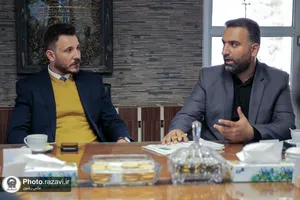 بازدید جمعی از مسئولین عتبه علویه از کتابخانه آستان قدس رضوی
