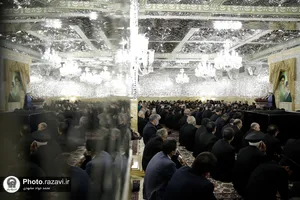 مراسم اعطای احکام خدام حرم مطهر رضوی