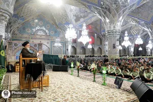 مراسم گرامیداشت سی و چهارمین سالگرد ارتحال امام خمینی در حرم مطهر رضوی