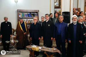 استقبال از شیوخ عشایر عراق در فرودگاه شهید هاشمی&zwnj;نژاد مشهد - 1