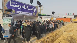 آغاز خدمت&zwnj;رسانی موکب امام رضا (ع) استان البرز به زائران اربعین حسینی در مرز مهران+گزارش تصویری