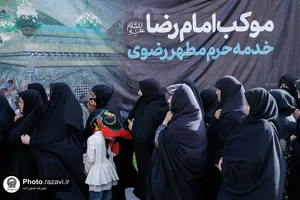توزیع غذا در روز زیارتی امام رضا علیه&zwnj;السلام